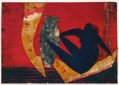 © Galerie Dr. Markus Döbele Ohne Titel (Frau und Vase in Boot) | © Galerie Dr. Markus Döbele