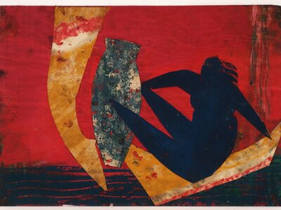 Ohne Titel (Frau und Vase in Boot) | © Galerie Dr. Markus Döbele