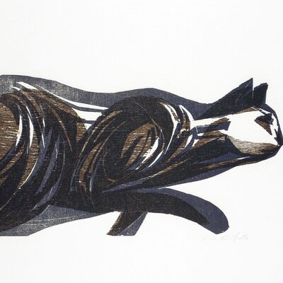 Schleichende Katze | © Galerie Dr. Markus Döbele