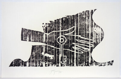 6 Schlüssel im Holz | © Galerie Dr. Markus Döbele