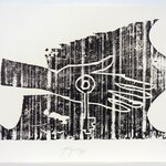 6 Schlüssel im Holz | © Galerie Dr. Markus Döbele