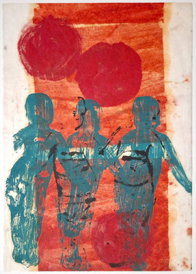 Ohne Titel (Wickelkinder und Punkte) | © Galerie Dr. Markus Döbele