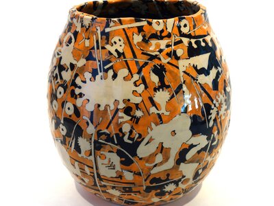 Großer Topf (Orange) | © Galerie Dr. Markus Döbele