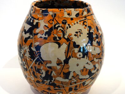 Großer Topf (Orange) | © Galerie Dr. Markus Döbele