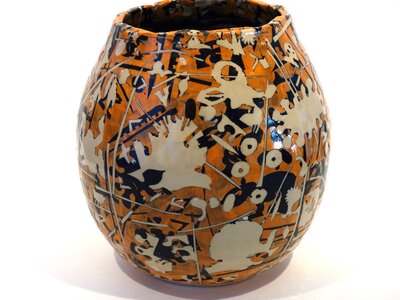 Großer Topf (Orange) | © Galerie Dr. Markus Döbele