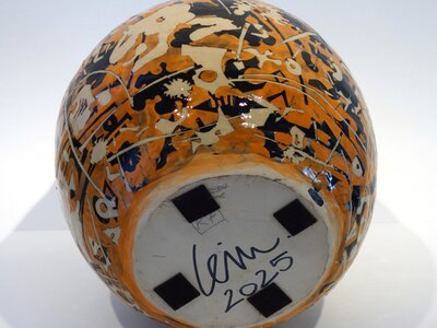 Großer Topf (Orange) | © Galerie Dr. Markus Döbele