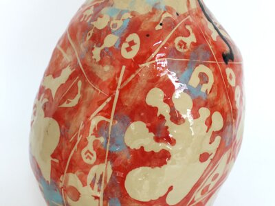 Großer Topf (Helllrot) | © Galerie Dr. Markus Döbele