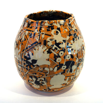 Großer Topf (Orange) | © Galerie Dr. Markus Döbele