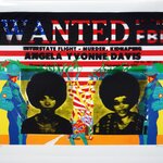 Nachverkauf 57. Kunstauktion: 2 Blätter: Wanted Angela Yvonne Davis / Attention à voté Communiste | © Galerie Dr. Markus Döbele